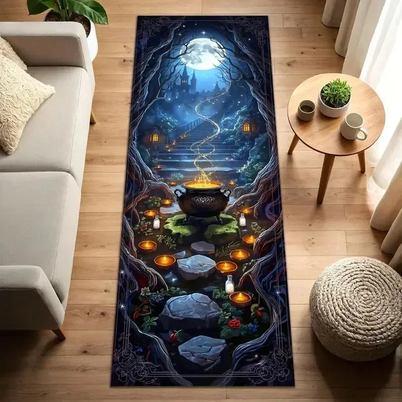Gothic Purple Bat Floral Runne - đánh giá và giá Home Decor Retailers