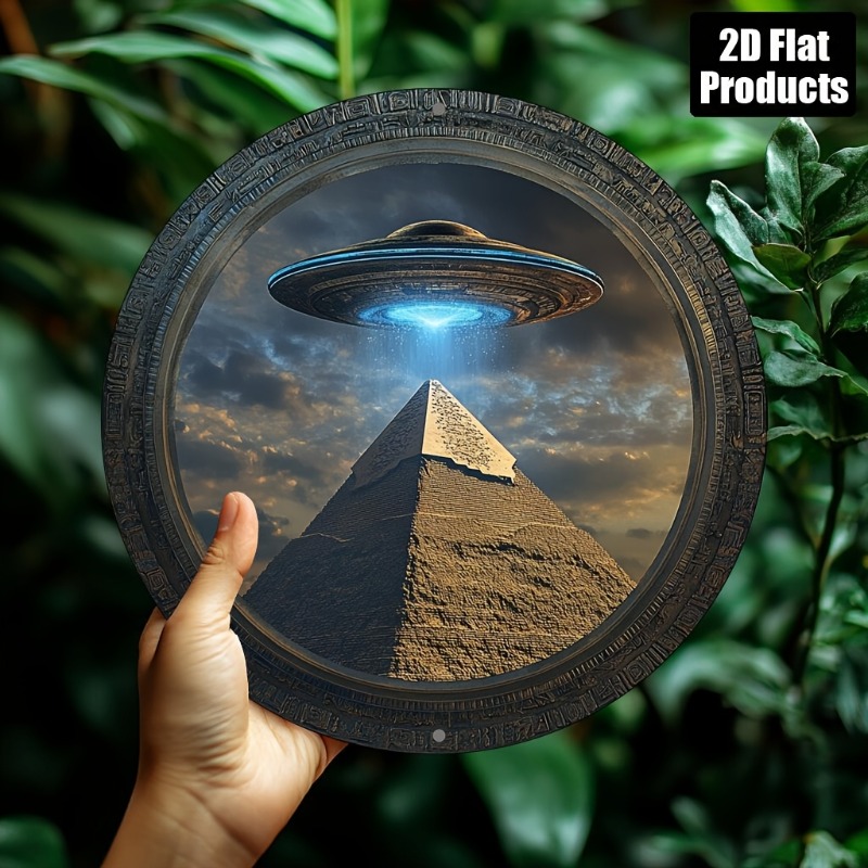 Pyramid UFO Theme Round Alumin - đánh giá và giá Home Decor Kolkata