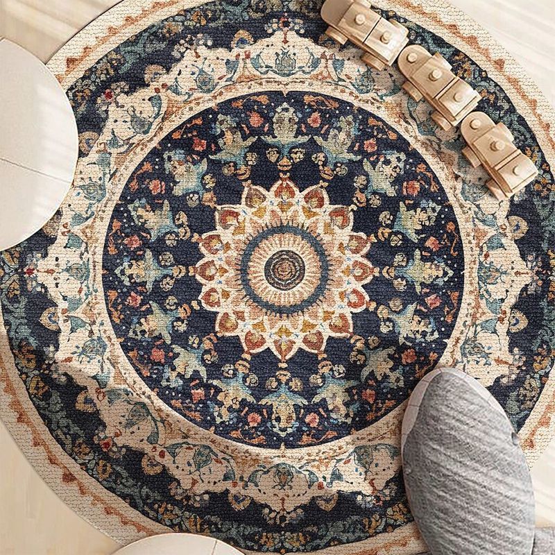 Ethnic Style Mandala Round Car - đánh giá và giá Home Decor Ig