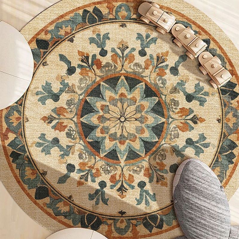 Ethnic Style Mandala Round Car - đánh giá và giá Home Decor Ig