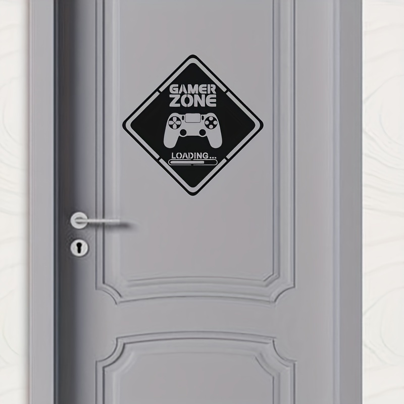 1pc Gamer Zone Door Decal Wall - đánh giá và giá Home Decor Video
