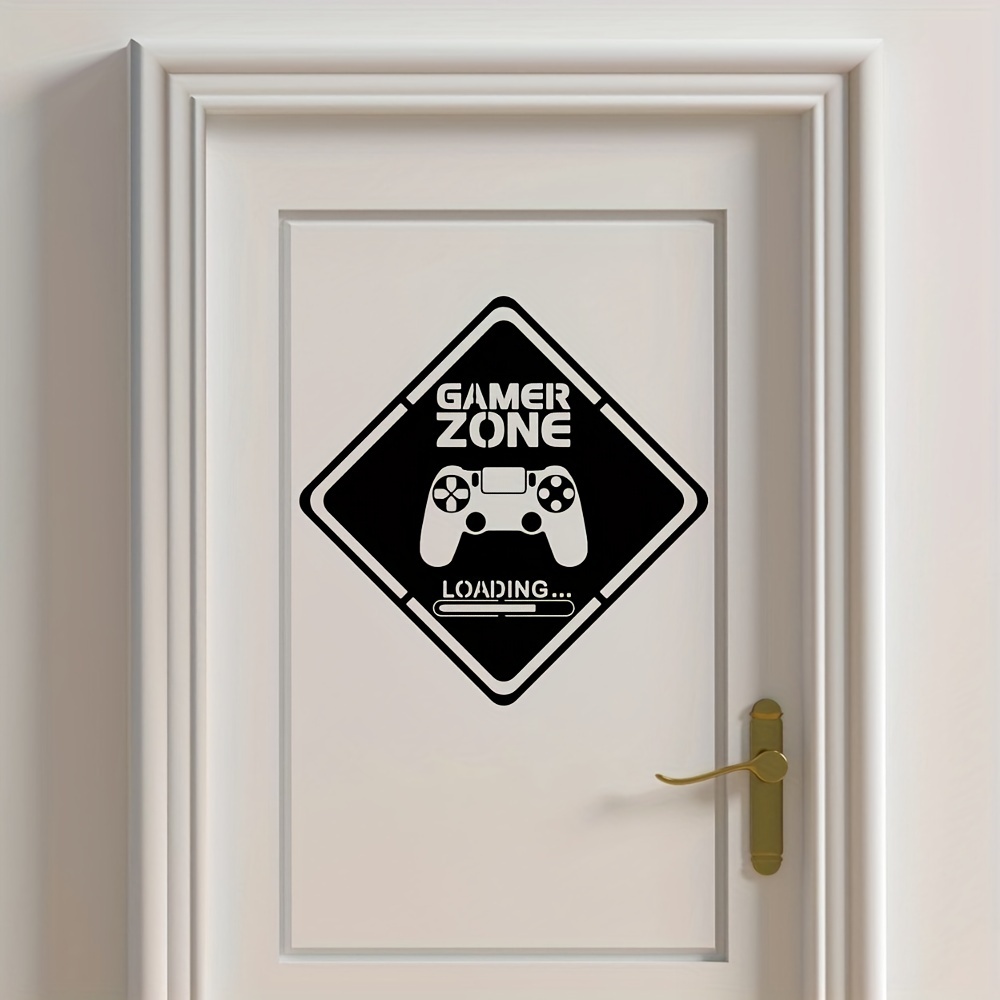 1pc Gamer Zone Door Decal Wall - đánh giá và giá Home Decor Video
