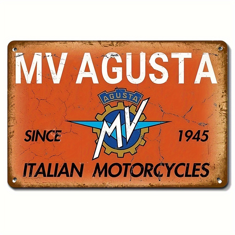 Vintage MV Agusta Italian Moto - đánh giá và giá Home Decor Orange