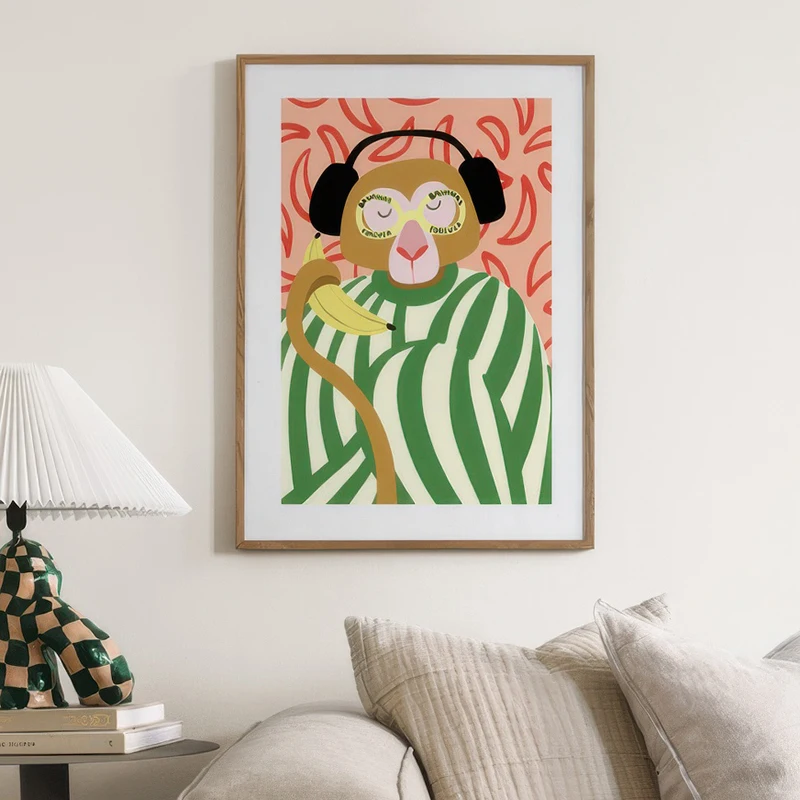 Frameless Bear Abstract Lines  - đánh giá và giá Home Decor Pt
