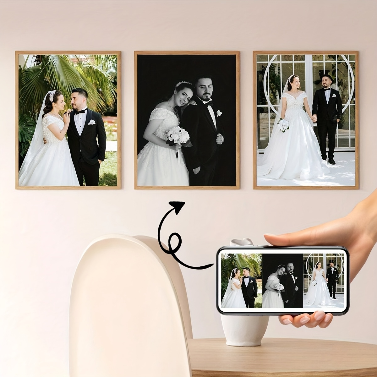 3pcs/set Custom Square Canvas  - đánh giá và giá Home Decor Furniture