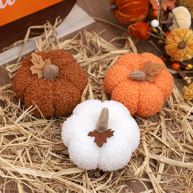 Fluffy Pumpkin Plush Halloween - đánh giá và giá Home Decor Halloween