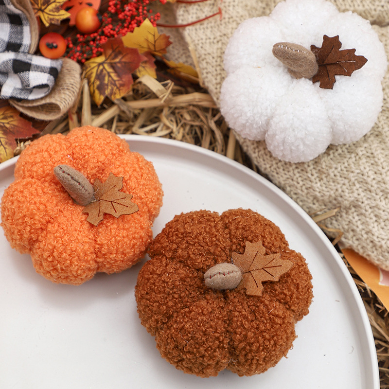 Fluffy Pumpkin Plush Halloween - đánh giá và giá Home Decor Halloween