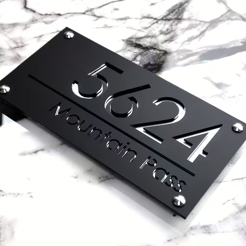 1pc Custom Number&Text Street  - đánh giá và giá Home Decor Halloween