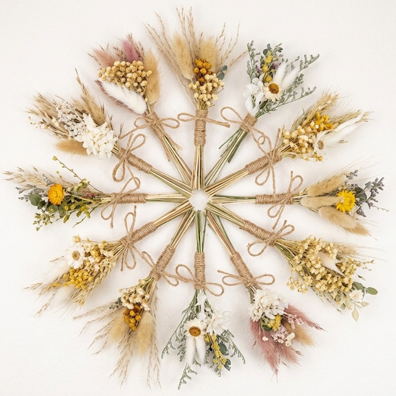 Mini Dried Flower Bouquet Natu - đánh giá và giá Dried Flower Bouquet