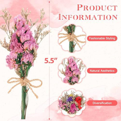 Mini Dried Flower Bouquet Natu - đánh giá và giá Dried Flower Bouquet