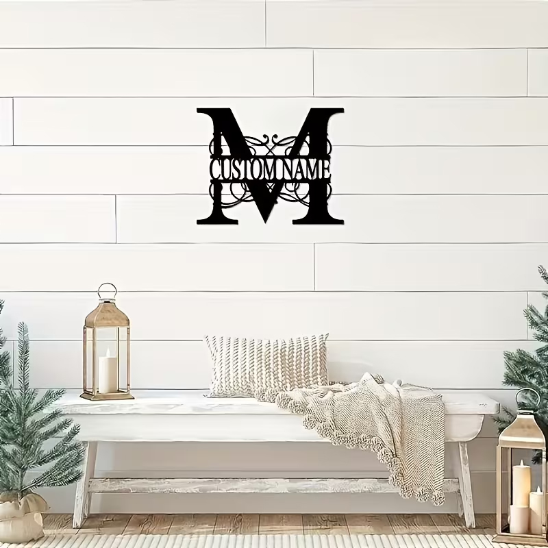 Classic Custom Monogram Metal  - đánh giá và giá Home Decor Garden