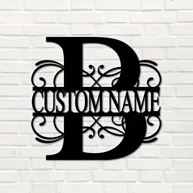 Classic Custom Monogram Metal  - đánh giá và giá Home Decor Garden