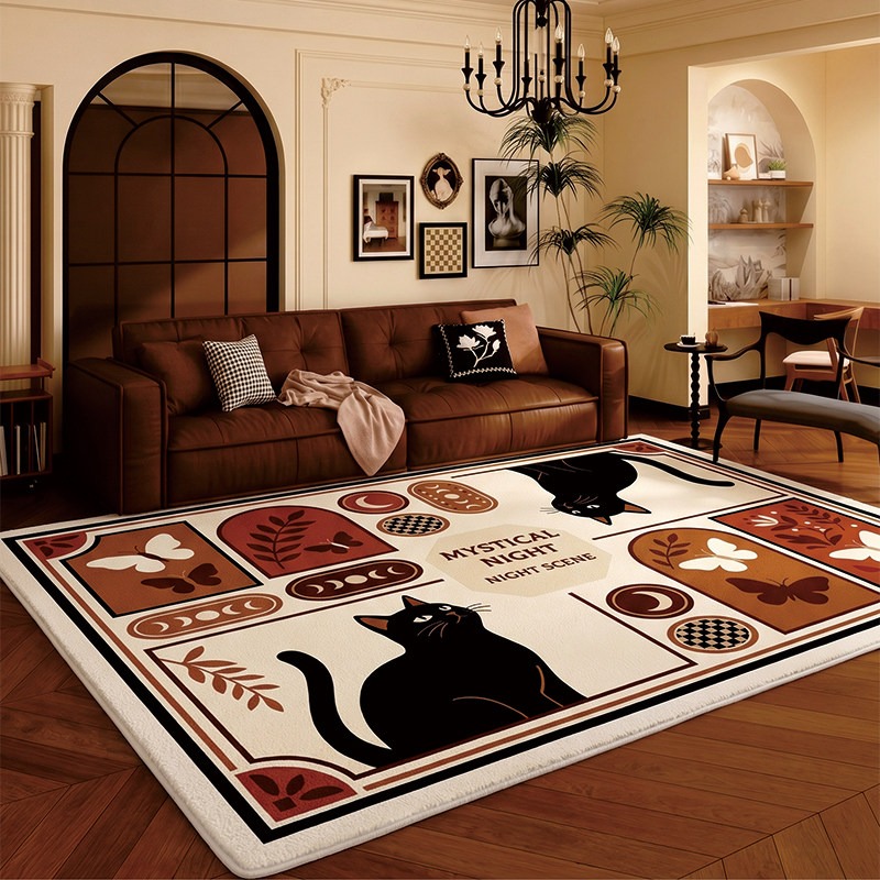 Checkerboard Black Cat Living  - đánh giá và giá Home Decor Ig