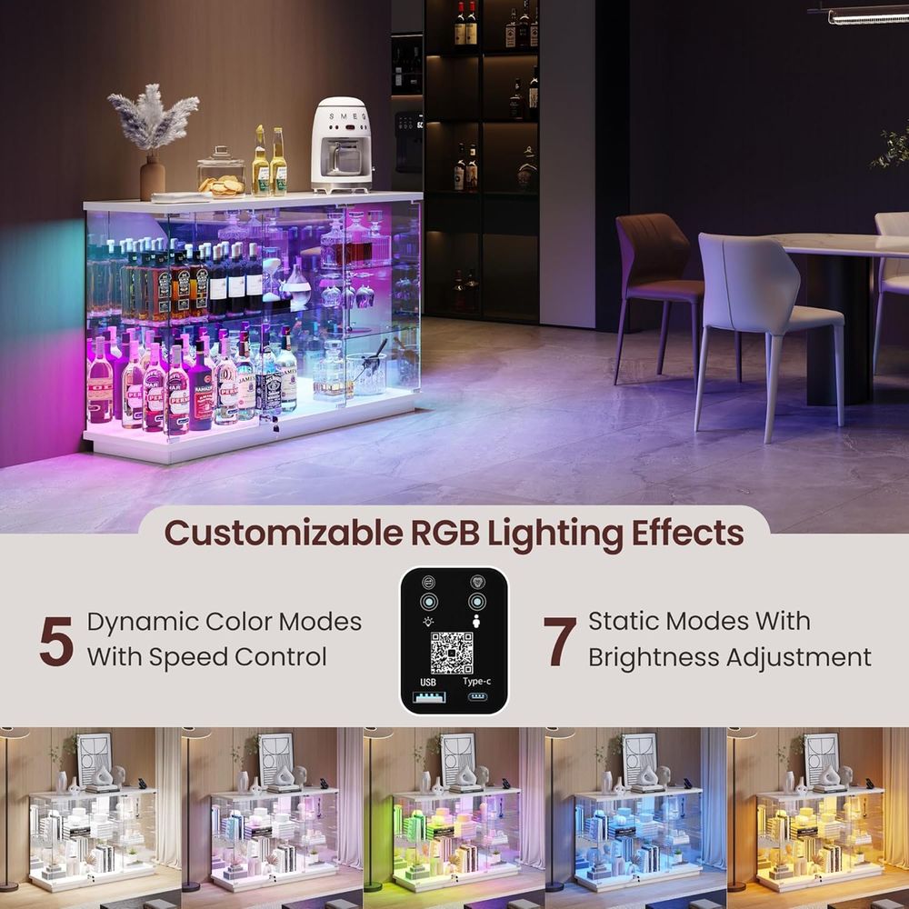 White High Gloss Glass Display - đánh giá và giá Home Decor Collection