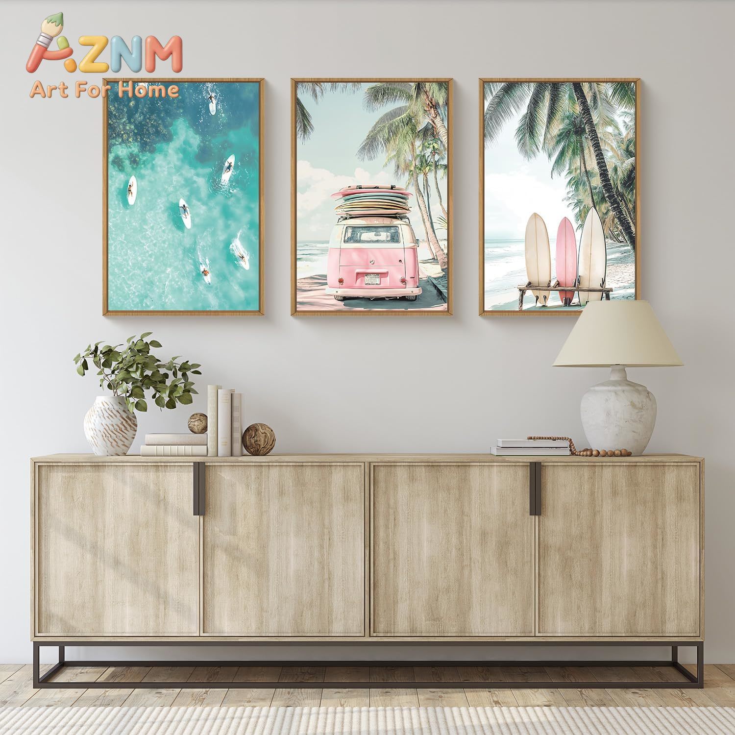 3pcs Summer Surfboard Beach Ca - đánh giá và giá Home Decor Nautical