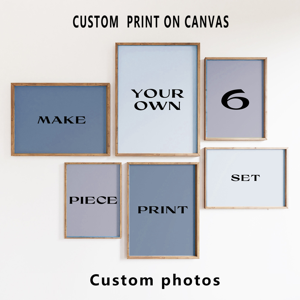 6pcs/set Custom Canvas Prints  - đánh giá và giá Home Decor Furniture