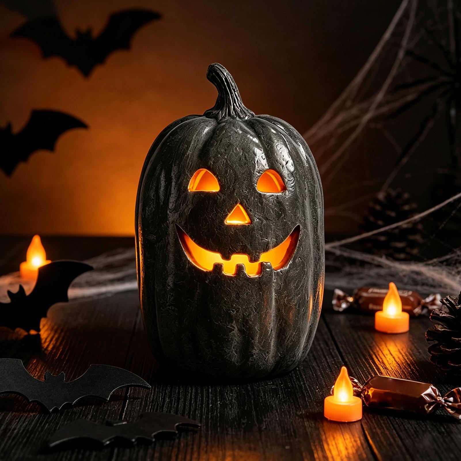 Halloween Pumpkin Decor Resin  - đánh giá và giá Home Decor Halloween