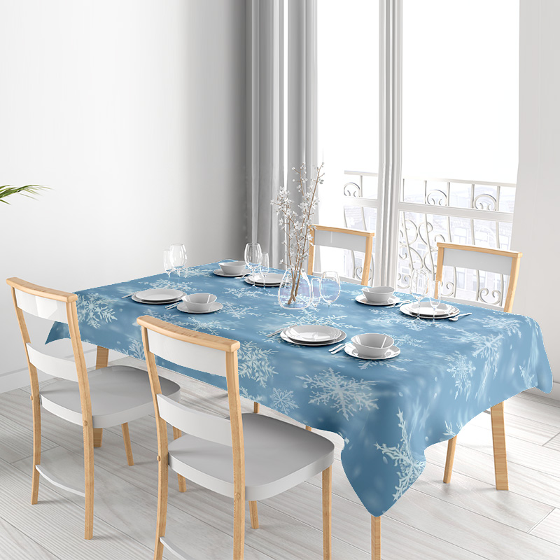 Snowflake Dining Tablecloth Wi - đánh giá và giá Home Decor Online Shopping